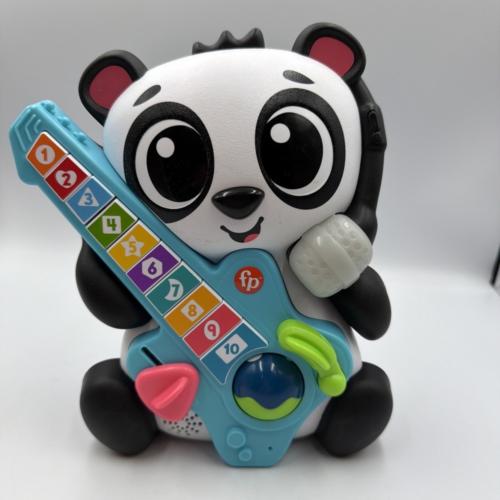 Fisher Price Linkimal Link Squad Jam & Count Panda with Music 9 Months+ Tested